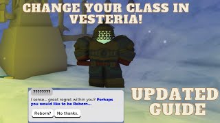 How To Change Your Class In Vesteria UPDATED 2021 GUIDE [upl. by Berger]