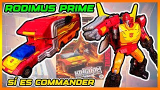 Commander Rodimus Prime de kingdom🔥Una figura infravalorada [upl. by Retsevlis956]