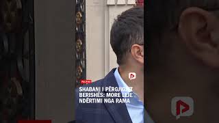 Shabani i përgjigjet Berishës More leje ndërtimi nga Rama [upl. by Odareg]