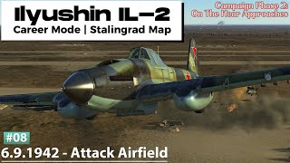 Ilyushin IL2 Career 8 Attack Airfield  IL2 Great Battles  Stalingrad [upl. by Wadsworth251]