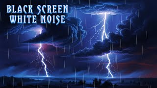 Calm Stress In 3 Minutes to Fall Asleep Instantly with Heavy Rainstorm amp Thunderstorm Sounds [upl. by Nonie433]