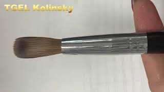 Acrylic Nail Brush TGEL Kolinsky [upl. by Lierbag844]