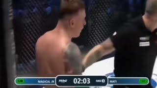 Magical Jr vs Mati Mma walka [upl. by Nyre]