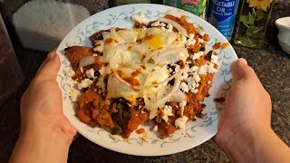 Chilaquiles A Delicious Mexican Breakfast [upl. by Enneiluj11]