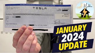 Tesla Solar Panels amp Powerwalls January 2024 Update [upl. by Bullock307]