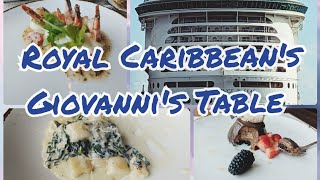 Save 50 at Giovannis Table on Independence of the Seas  Royal Caribbean  Specialty Dining [upl. by Lilak]