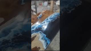 Epoxy Resin Dining Tables Coastal Elegance and Artisan Craftsmanship epoxyresintable resintable [upl. by Willman]