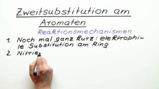 Zweitsubstitution am Aromaten  Chemie  Organische Chemie [upl. by Namref654]