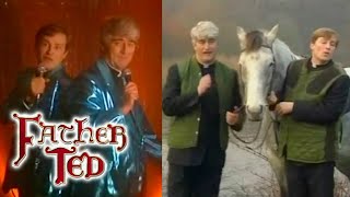 My Lovely Horse  Irelands Eurosong Eurovision Entry 1996  Father Ted [upl. by Anaytat566]