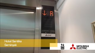 HNY 2016 Mitsubishi MRL Elevator at Hotel Santika Seminyak Bali [upl. by Nylhsoj]