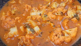 kaliflower masala curry quick recipe [upl. by Sinclair292]