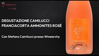 DEGUSTAZIONE CAMILUCCI FRANCIACORTA AMMONITES ROSÈ  CON STEFANO CAMILUCCI PRESSO WINEARCHY [upl. by Burrell914]