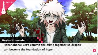 Danganronpa  Nagitos text dialogue laugh [upl. by Aihcats633]