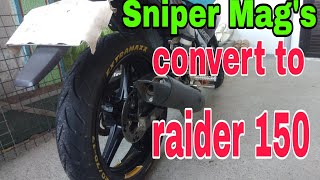 Sniper Mags convert to raider 150 [upl. by Enelie]