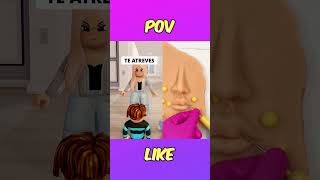 MI PEQUEÑA HERMANA LOCA EN ROBLOX😲😳 shorts roblox adoptme robloxshorts [upl. by Beeck]