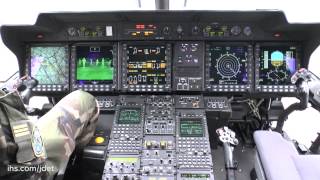 Paris Air Show 2015 NH Industries NH90 Caïman helicopter display [upl. by Annohsed822]