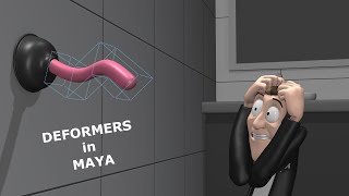 Using Deformers in Animation  Autodesk Maya [upl. by Beeck]