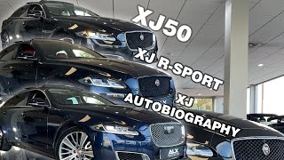 XJ SHOWROOM SHOWDOWN XJ50 Vs XJ RSPORT Vs XJ AUTOBIOGRAPHY [upl. by Emirac98]