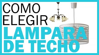 LÁMPARAS de TECHO 👉 ¿Cómo Elegir una Lámpara de Techo para tu Dormitorio o Salón 💡 [upl. by Farant664]