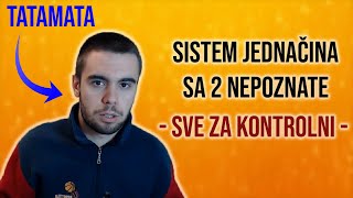 MATEMATIKA za 8 razred  Sistem jednacina sa 2 nepoznate  FULL Tutorial 2019 [upl. by Rutherford]