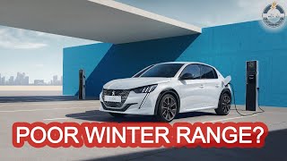 PEUGEOT E208 WINTER RANGE TEST [upl. by Wilhelmine]