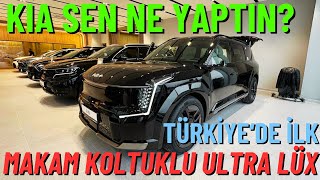 Kia EV9 İnceleme 2024 GT Line  Sen NE Yaptın KIA  Bu Arabada Dikiz Aynası YOK Her yer Kamera [upl. by Dnalkrik325]