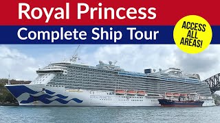 ROYAL PRINCESS  Complete Full HD Tour of Royal Princess Cruise Ship [upl. by Ydniw104]