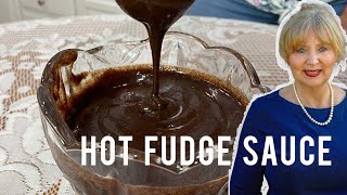 Best HomeMade HOT FUDGE Recipe From Scratch [upl. by Frederic811]