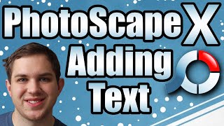 How To Add Text In PhotoScape X Full InDepth Tutorial [upl. by Krakow562]