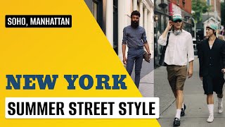 NYC Street Style Soho Edition  Mens Fashion Inspiration 2024 [upl. by Ailec642]