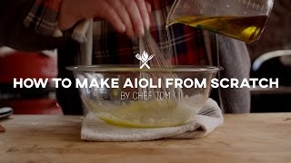 How to Make Aioli from Scratch  Tips amp Techniques by All Things Barbecue [upl. by Adrianne470]