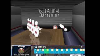 Gutterball Retro Alley Gameplay 2 vs Computer [upl. by Taryne]