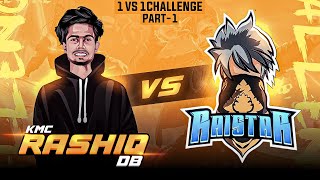 RAISTAR CHALLENGED ME 1 VS 1 😱 വെല്ലു വിളി അതും എന്നോട് 🤣 FULL HEADSHOTS 🔥 RASHIQ DB [upl. by Bortman45]