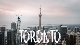 TORONTO Rooftopping  Climbing one of the HIGHEST CRANES 4K [upl. by Nylidnarb]