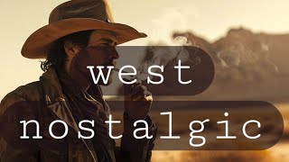 Western Echoes  WesternNostalgia  ambient relaxing  country instrumental [upl. by Roumell965]