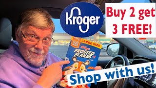 Is it really Buy 2 get 3 FREE Yes at our local KROGER Lets check it out SHOP WITH US [upl. by Beeson]