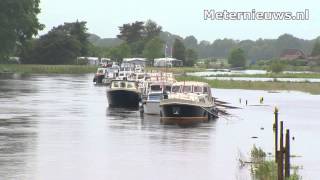 Hoogwater in de Vecht bij Ommen [upl. by Chesna]