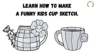 Kids learning funny sketches drawn for Kids amp Toddlers Basic drawings challenge for kids l Drawing [upl. by Sacrod]