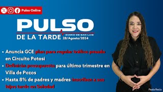 PulsoDeLa Tarde NoticiasSLP  Anuncia GCE plan para regular tráfico pesado en Circuito Potosí [upl. by Bromley]