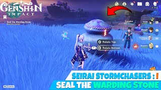 Seal the warding stone Puzzle Genshin Impact Part 1 [upl. by Eelac716]