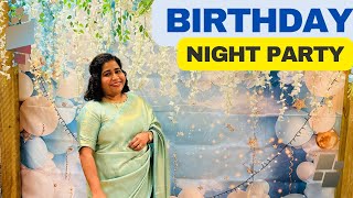 Fun filled first birthday party at night  birthday vlog birthday celebration [upl. by Lomaj]