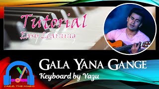 Gala Yana Gange ගලා යන ගඟේ  Raween Kanishka  SLOW Tutorial [upl. by Aloeda482]