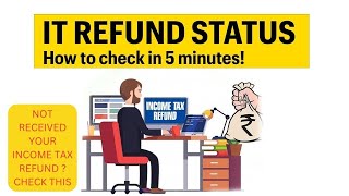 HOW TO CHECK INCOME TAX REFUND STATUS [upl. by Anoif611]