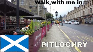 Exploring PITLOCHRY  A walk around Pitlochry in summer  motorhome scotland vanlife [upl. by Ykcaj583]