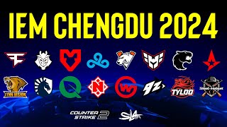 День 3  Group Stage  IEM Chengdu 2024  КРИВОЙ ЭФИР [upl. by Ecnatsnok864]