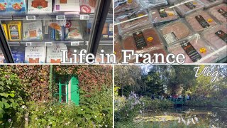 French Grocery Shopping🛒in Auchan Wander through Claude Monets garden amp house Living in France 🇫🇷 [upl. by Berkley195]