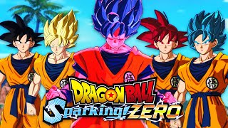 Dragon Ball Sparking Zero  New Goku Super Transformations Base  Kaioken Blue Gameplay Showcase [upl. by Macpherson]