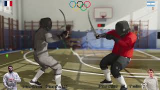 Fencing Sabre Men  R64  Olympic Games 2024  Hellish Quart [upl. by Howlyn]