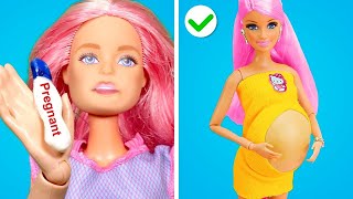 Barbie Está Embarazada HACKS DE MUÑECAS RICAS vs POBRES  Gadgets Increíbles amp Artesanías Geniales [upl. by Awram]