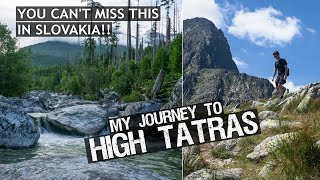 The most SPECTACULAR hike in Slovakia  The High Tatras [upl. by Ynaffad]